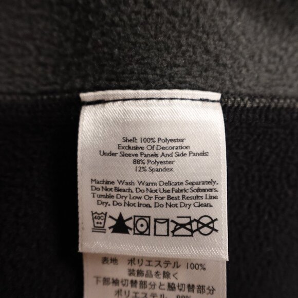 Eddie Bauer First Ascent Polartec WindPro Fleece Jacket Men’s Size L Black/Gray - Picture 10 of 12